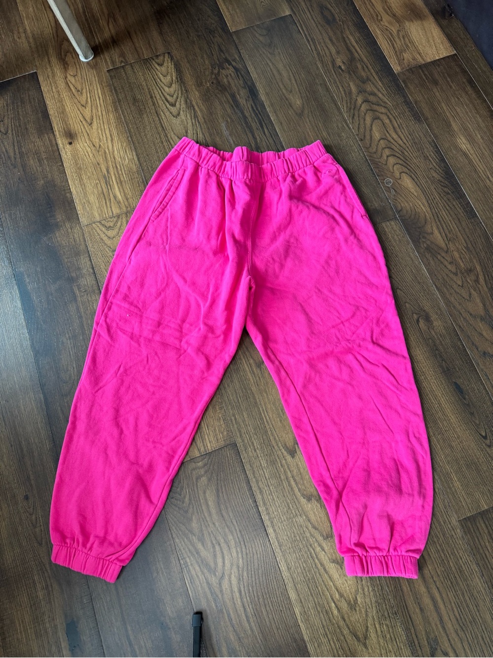 Hollister Vibrant Hot Pink Elastic Waist Joggers